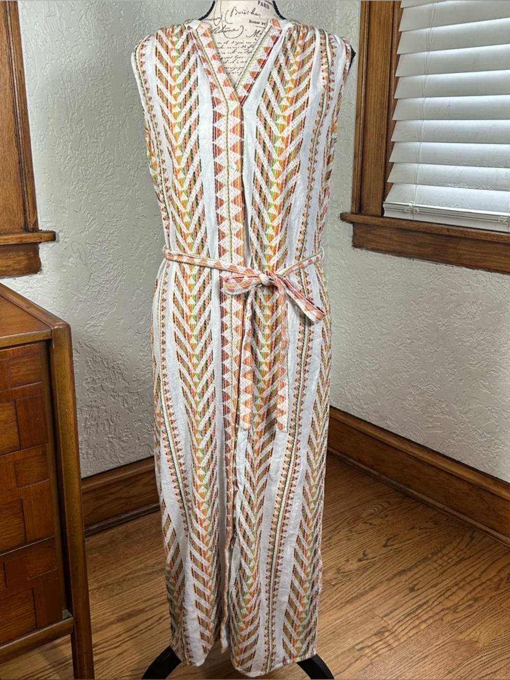 VELVET By Graham & Spencer Elena Dress Multicolored Maxi BOHO Size
XS